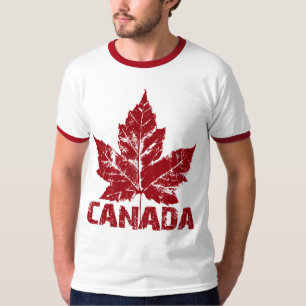 Cooler Kanada T - Shirt Retro-Ahornblätterlilie So