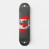 Cooler kanadischer Flaggenentwurf Skateboard (Vorderseite)
