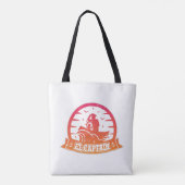 Cooler Kapitän Anker Boot Und Segeln Retro Tasche (Rückseite)