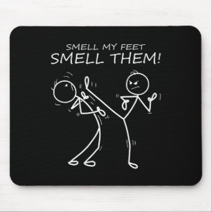Cooler Karate riecht meine Füße riechen sie Funny Mousepad