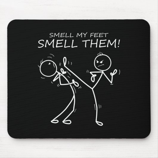 Cooler Karate riecht meine Füße riechen sie Funny Mousepad (Vorne)