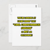 Cooler Kardiothoracus ist KEIN Oxymoron Postkarte (Vorne/Hinten)