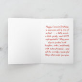 Cooler Karottenbash - Funny Garden Party Karte (Innenseite)