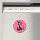 Cooler Kat Hip Hop Magnet (In Situ (Geschirrspüler))