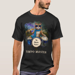 *~* Cooler Kater DRUMMER AP91 Percussionist Hip T-Shirt