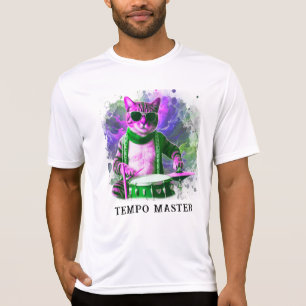 *~* Cooler Kater HIPPIE-DRUMMER AP91 Percussionist T-Shirt