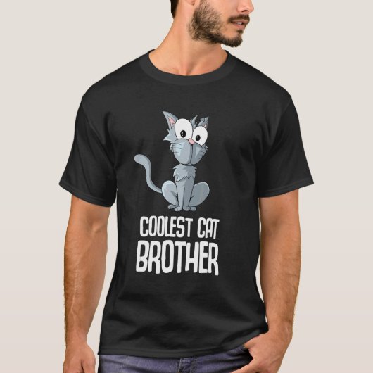 Cooler Katzenbruder T-Shirt (Vorderseite)