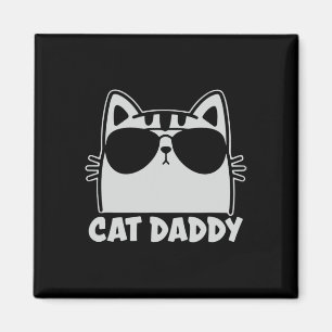 Cooler Katzenpapa Sonnenbrille Lustiges Katzenlieb Magnet