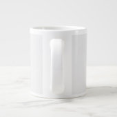 Cooler Katzenselbstbewusstsein Jumbo-Tasse (Rückseite)