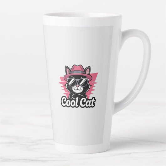 Cooler Katzenselbstbewusstsein Milchtasse (Rechts)