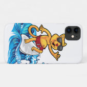 Cooler Katzensurfer Case-Mate iPhone Hülle (Rückseite (Horizontal))