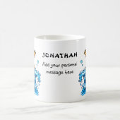 Cooler Katzensurfer Kaffeetasse (Mittel)