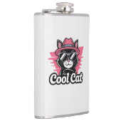 Cooler Katzenswagger Flachmann (Rechts)