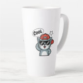 Cooler Katzenswagger Milchtasse (Rechte Ecke)