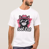 Cooler Katzenswagger T-Shirt (Vorderseite)
