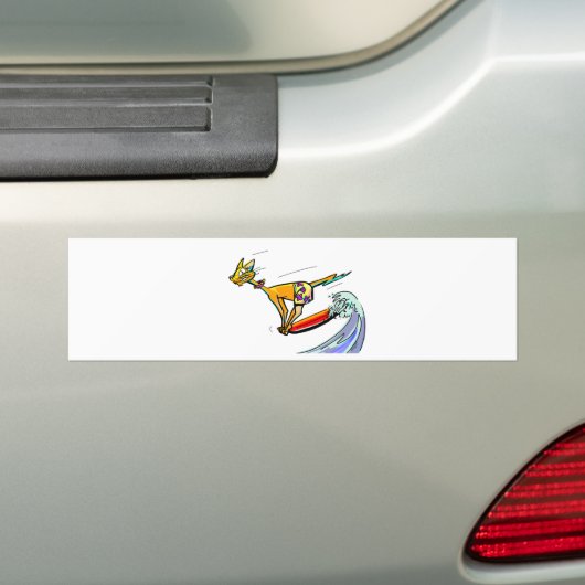 Cooler KatzeSuRfEr Autoaufkleber (Auf Auto)