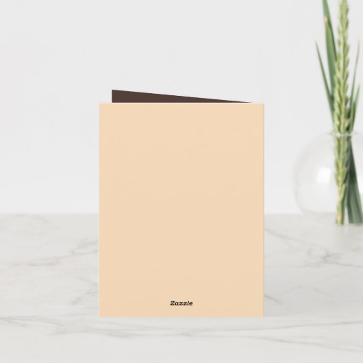 cooler Kellner Vielen Dank Dankeskarte (Rückseite)