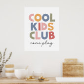 Cooler Kinderclub Poster (Küche)