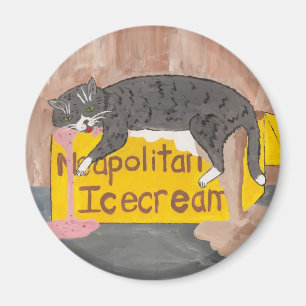 Cooler Kitty-Magnet Magnet