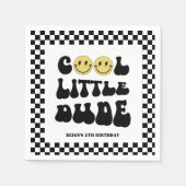 Cooler kleiner Typ | Jungen Krass Kinder 5. Geburt Serviette (Vorderseite)