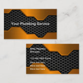 Cooler Klempnerdienst Visitenkarte (Vorne/Hinten)