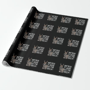 Cooler Kluger Esel Geschenkpapier