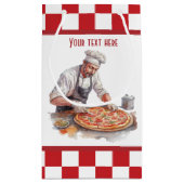 Cooler Koch Backpizza Party Kleine Geschenktüte (Rückseite)