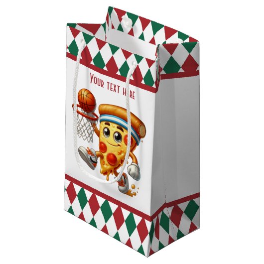 Cooler Koch Backpizza Party Kleine Geschenktüte (Vorderseite Schrägansicht)