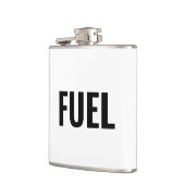 Cooler Kolben in Schwarz-Weiß Flachmann (Links)