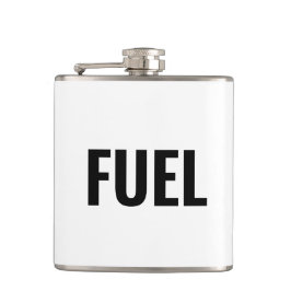 Cooler Kolben in Schwarz-Weiß Flachmann