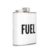 Cooler Kolben in Schwarz-Weiß Flachmann (Rechts)