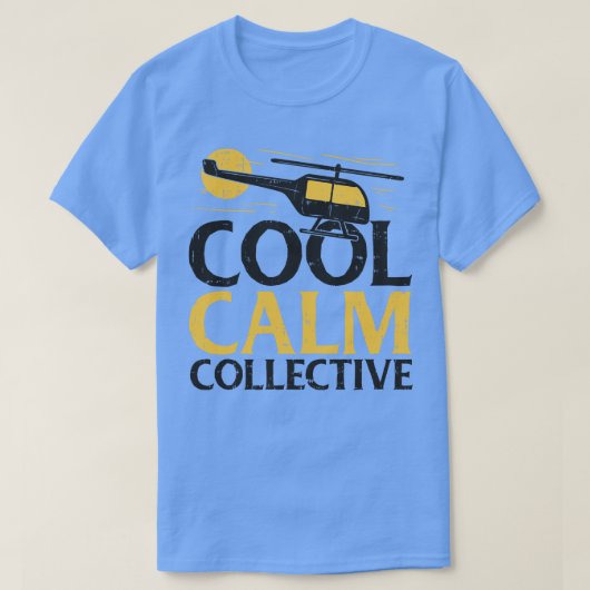 Cooler Kollektivhubschrauber T-Shirt (Design vorne)