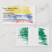 Cooler kolumbianischer Flaggenentwurf Visitenkarte (Vorne/Hinten)