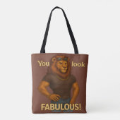 Cooler König Löwe - eifrig fabelhaft Tasche (Rückseite)