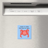Cooler Krebs Spruch Magnet (In Situ (Geschirrspüler))