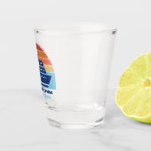 Cooler Kreuzfahrtschiff Familienreise Sonnenunterg Schnapsglas (Rechts)