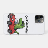 Cooler Krokodil-Cartoon in Sonnenbrille Autofahren Case-Mate iPhone Hülle (Rückseite (Horizontal))
