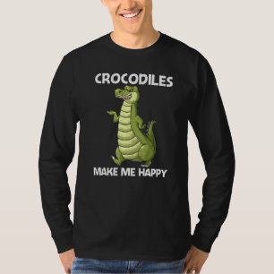 Cooler Krokodil Für Männer Frauen Alligator Reptil T-Shirt