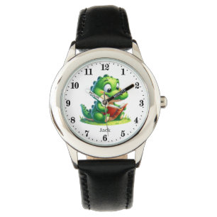 Cooler Krokodil-Name Armbanduhr