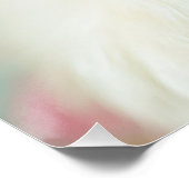 Cooler Küken mit rosa Brillenfeder Poster (Ecke)
