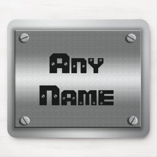 Cooler kundenspezifischer Metallblick Mousepad (Vorne)