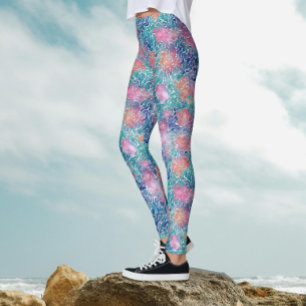 Cooler Künstlerischer türkisfarbener Ozean Leggings