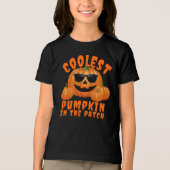 Cooler Kürbis im Patcherhaus Tri-Blend Shirt (Vorderseite)