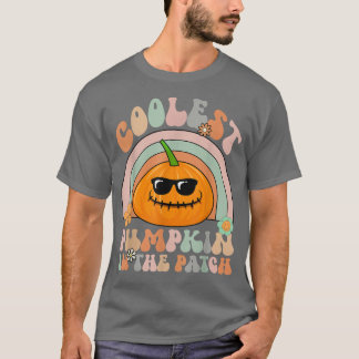 Cooler Kürbis in das Pflaster Kids Boys Haloween R T-Shirt