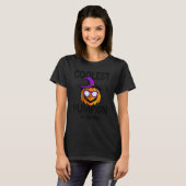Cooler Kürbis in das spoky Sprichwort Hallowage T-Shirt (Vorne ganz)
