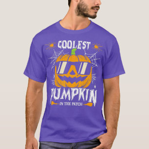 Cooler Kürbis in den Patch Vintager Kürbis Hallo T-Shirt