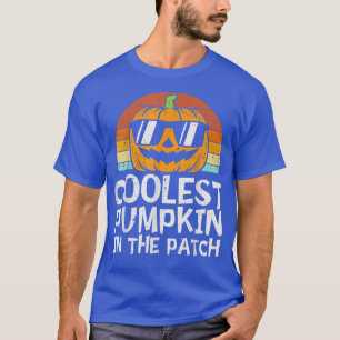 Cooler Kürbis in die Patchkinderjunge Hallowee T-Shirt