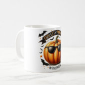 Cooler Kürbis Kaffeetasse (Vorderseite Links)