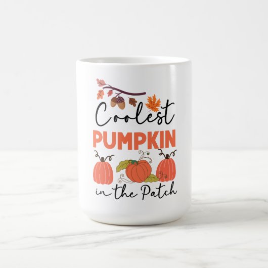 Cooler Kürbis Kaffeetasse (Mittel)