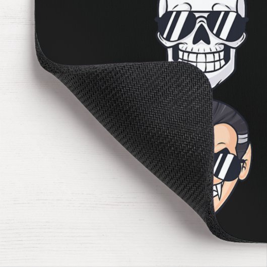 Cooler Kürbiskeil Halloween Skeleton Hexenvampire Mousepad (Ecke)